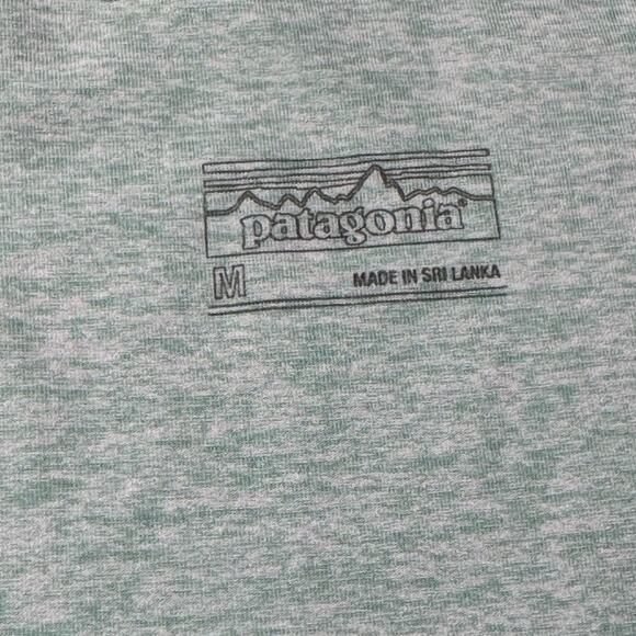 Patagonia Seabrook Banda Dress Twist Front Mint Green Size Medium - Picture 4 of 7